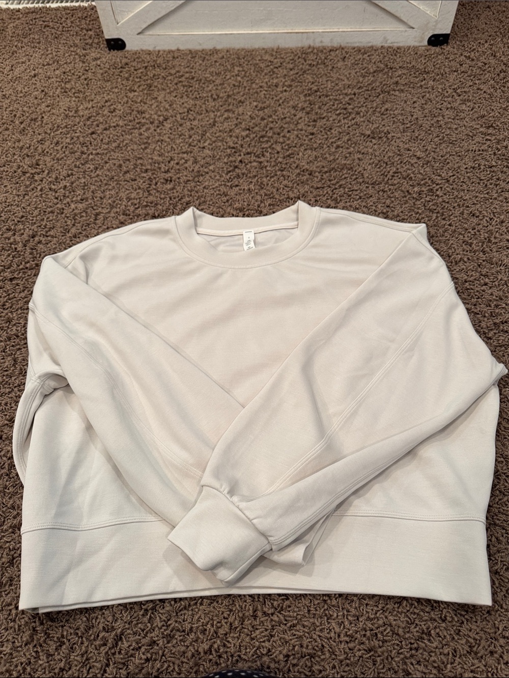 Lululemon Softreme  Crewneck Sweatshirt - Light Beige